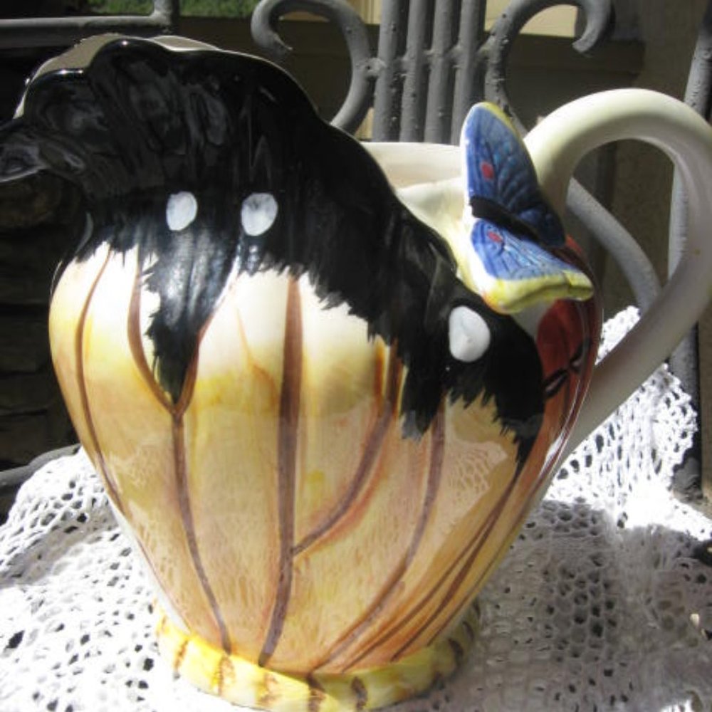 Pretty Pitcher with Butterfly - Home Decoration